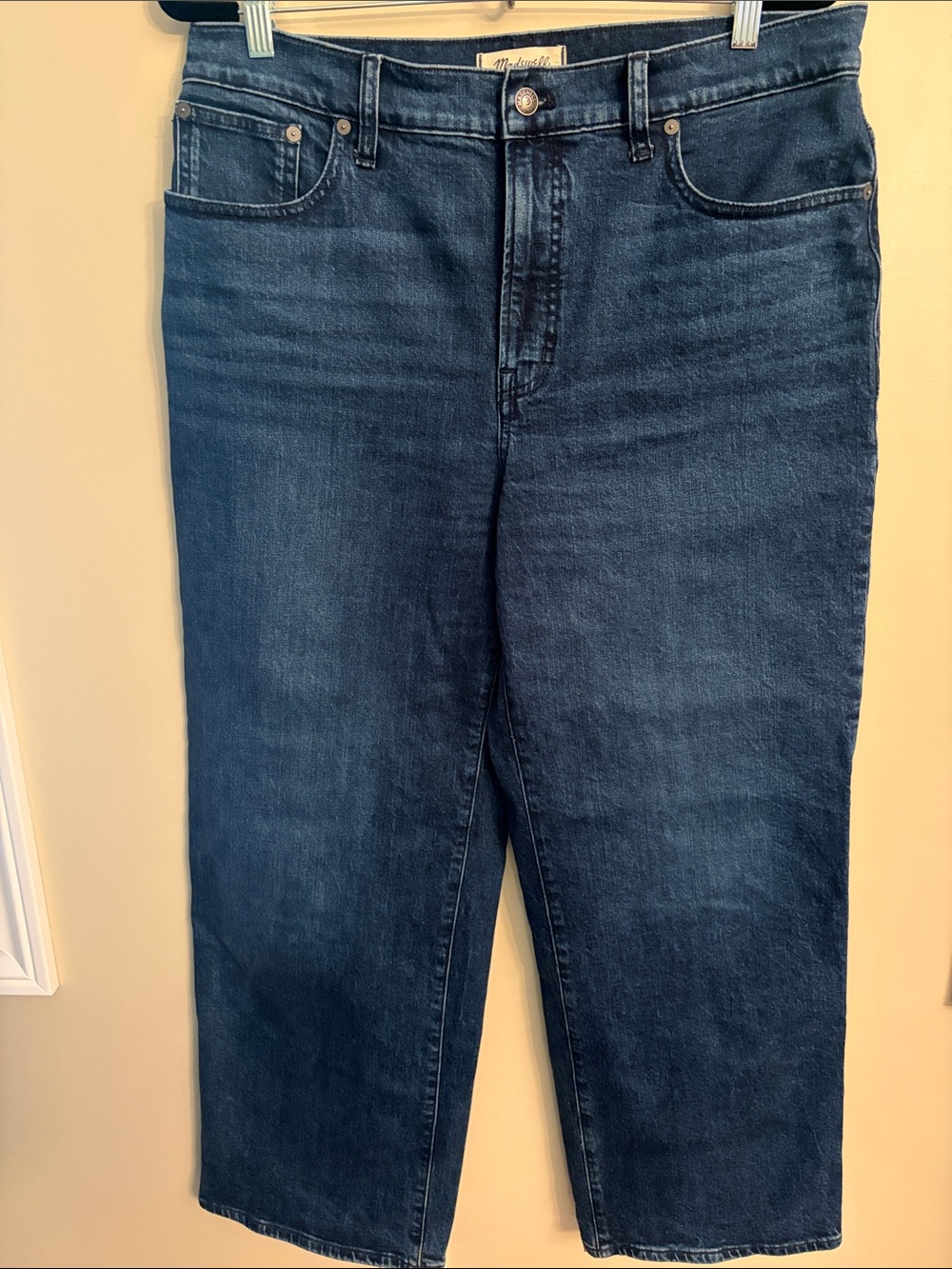 Madewell The Perfect Vintage Wide-Leg Jeans – Dark Wash – Size 31